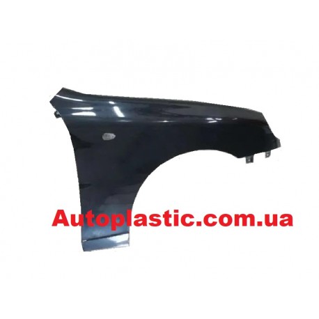 Крыло правое Daewoo Lanos,Sens крашеное цвет 87 U (серо черный)